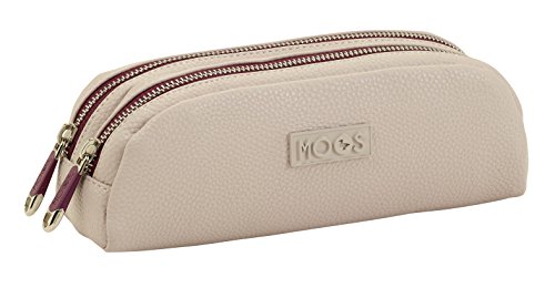 Safta Estuche grande Moos "Capsula" Beige Oficial 220x50x90mm