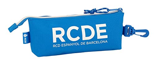 Safta Estuche grande R.C.D. Espanyol Oficial Triangular Ovalado 200x50x85mm