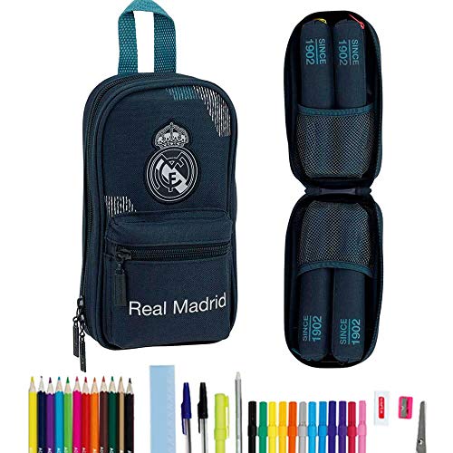 Safta Estuche Mochila Lleno Real Madrid, (411834747)