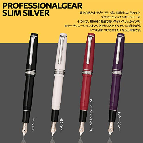 Sailor Professional vitesse Slim noir d'argent en caract_re 11-1222-420 (japon importation)