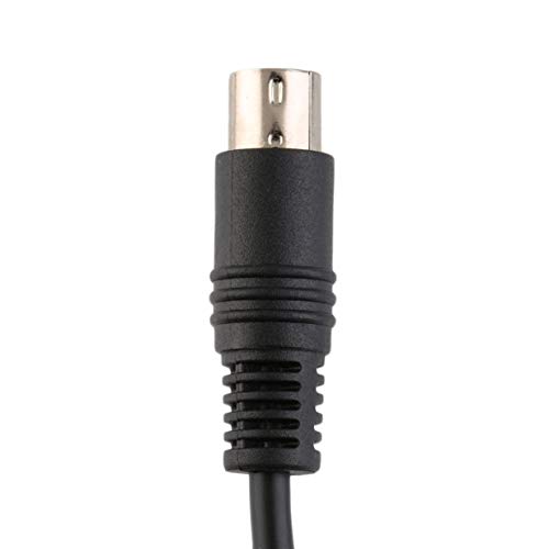 Sairis Color Negro 9-Pin Mini TO 9-Pin Mini DIN Cable de señal para Genesis 2 Scart Cable Promoción Caliente línea de señal-Negro