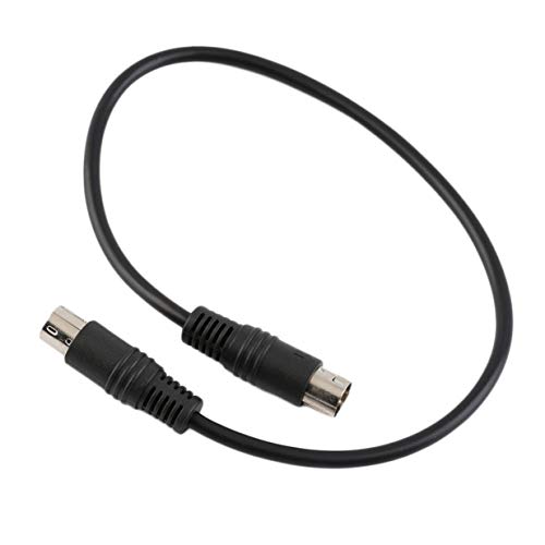 Sairis Color Negro 9-Pin Mini TO 9-Pin Mini DIN Cable de señal para Genesis 2 Scart Cable Promoción Caliente línea de señal-Negro