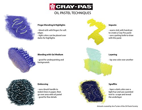 SAKURA Cray-Pas Jr Artista Olio pastelli 50/Pkg-