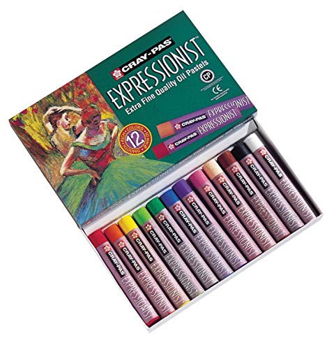 Sakura XLP12 12-Piece Cray-Pas Expressionist Assorted Color Oil Pastel Set by Sakura of America