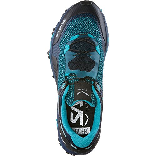 Salewa WS Ultra Train 2, Zapatillas de Running para Asfalto para Mujer, Azul (Capri/Poseidon 3395), 38.5 EU