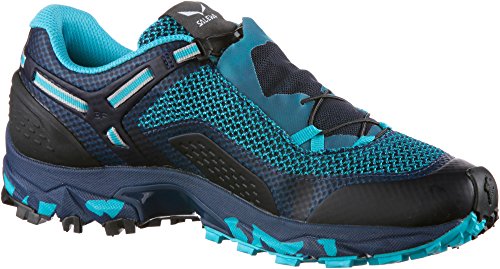 Salewa WS Ultra Train 2, Zapatillas de Running para Asfalto para Mujer, Azul (Capri/Poseidon 3395), 38.5 EU
