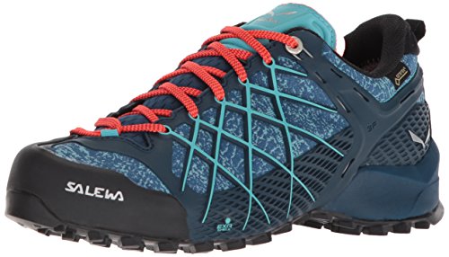 Salewa Ws Wildfire Gtx Zapatillas de senderismo Mujer, Azul (Poseidon / Capri 8964), 36.5 EU (4 UK)