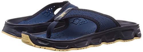 Salomon RX Break 4.0, Calzado de recuperación para Hombre, Azul (Navy Blazer/Poseidon/Taos Taupe), 45 1/3 EU