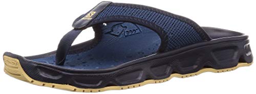 Salomon RX Break 4.0, Calzado de recuperación para Hombre, Azul (Navy Blazer/Poseidon/Taos Taupe), 45 1/3 EU