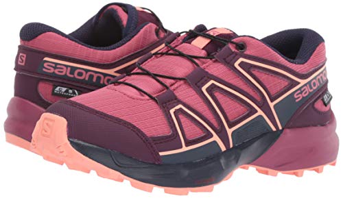 Salomon Speedcross CSWP J, Zapatillas de Trail Running Unisex Niños, Morado (Malaga/Potent Purple/Desert Flower), 37 EU