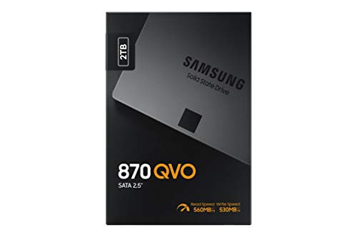 SAMSUNG 870 QVO 2 TB 2,5'' SATA III SSD Interna (MZ-77Q2T0BW)