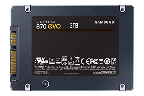 SAMSUNG 870 QVO 2 TB 2,5'' SATA III SSD Interna (MZ-77Q2T0BW)