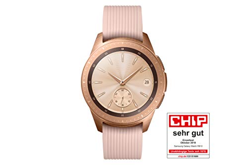 Samsung Galaxy - Reloj inteligente, Bluetooth, Dorado, 42 mm [Versión alemana: Podría presentar problemas de compatibilidad]