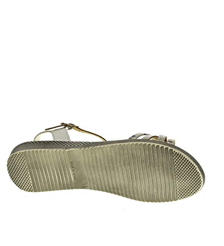 Sandalia Plana - Mujer - Plata - jordana - 2611-37