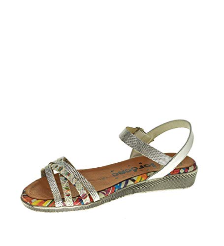 Sandalia Plana - Mujer - Plata - jordana - 2611-37