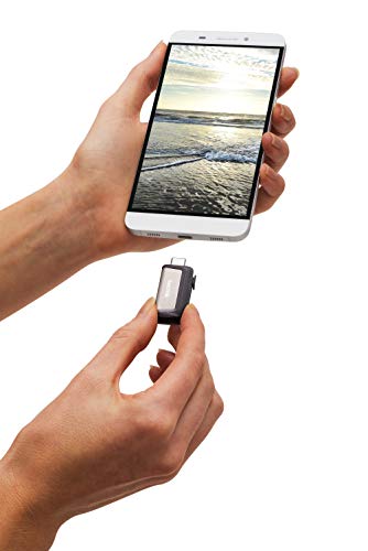 SanDisk Memoria Flash USB 128 GB para tu smartphone Android - Ultra Dual DriveType-C - USB 3.1, Black (SDDDC2-128G-G46)