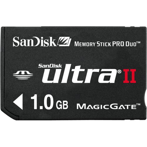 Sandisk Ultra® II Memory Stick Pro™ Duo 1GB Memoria Flash MS - Tarjeta de Memoria (1 GB, MS, 10 MB/s, 10 MB/s)