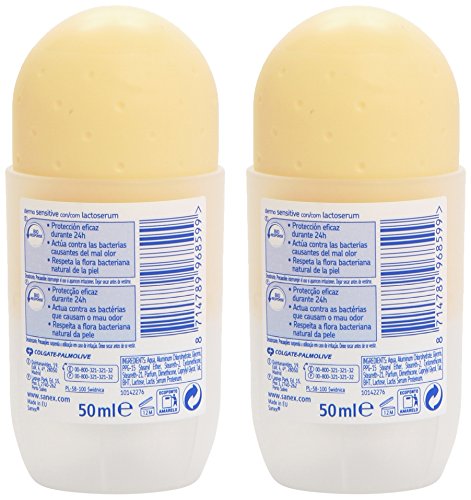 SANEX desodorante dermo sensitive roll on 2 x 50 ml
