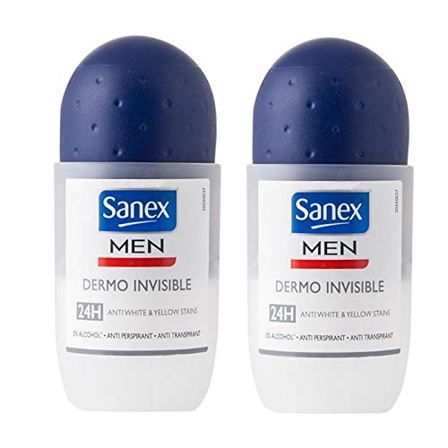 Sanex Men Dermo Invisible Desodorante Roll On - 2 Unidades