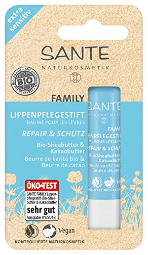 Sante Naturkosmetik 44610, Lápiz Labial Bio (Manteca de karité y Cacao), 4.5g
