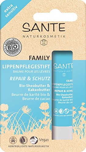 Sante Naturkosmetik 44610, Lápiz Labial Bio (Manteca de karité y Cacao), 4.5g