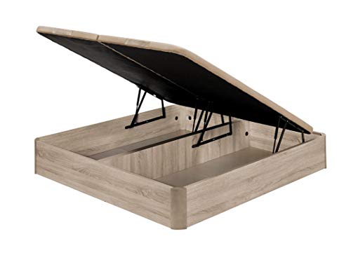 Santino Canapé Abatible Wooden Gran Capacidad Cambrian 180x200 cm con Montaje a Domicilio Gratis