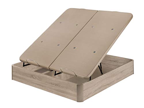 Santino Canapé Abatible Wooden Gran Capacidad Cambrian 180x200 cm con Montaje a Domicilio Gratis