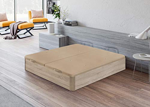 Santino Canapé Abatible Wooden Gran Capacidad Cambrian 180x200 cm con Montaje a Domicilio Gratis