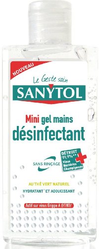 SANYTOL - SANYTOL DESINFECTING MINI GEL FOR HANDS 75ML N°1 In France - SANYTOL007