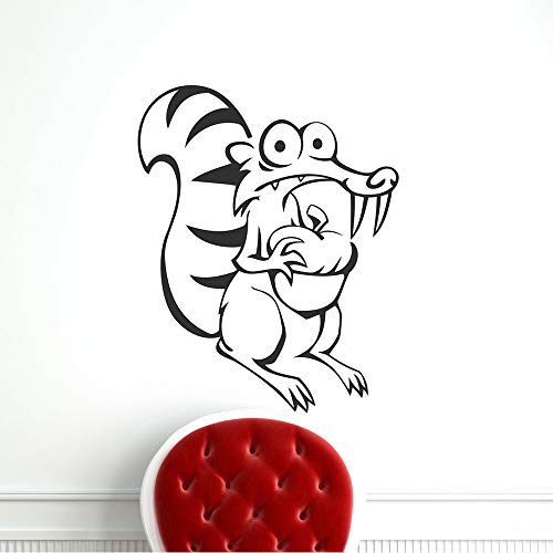 sanzangtang Etiqueta engomada de la Pared del Vinilo de la decoración del hogar del ratón para la decoración del hogar Papel Pintado de la decoración de la Fiesta en el hogar L 43cm X 51cm