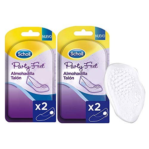 Scholl GelActiv Party Feet Almohadillas para los Talones - 4 Almohadillas