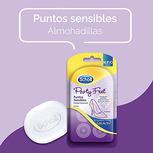 Scholl GelActiv Party Feet Almohadillas para Puntos Sensibles - 4 Almohadillas