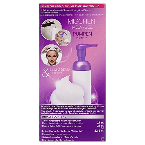 Schwarzkopf Perfect Mousse Colorante de espuma permanente 665 | Chocolate Oro Nivel 3 | 1 paquete | 1 x 93 ml