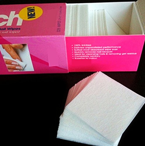 Scrox 325pcs Maquillaje Algodón Pad Nail Wipe Lint Free Professional Removedor Envolturas De Lámina Quita Gel Polish Fast Easy