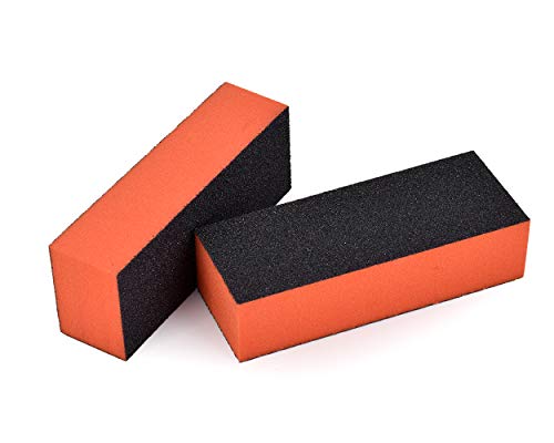 SCSpecial - 10 bloques de pulido de uñas de grano grueso – 3 caras de cuidado de uñas producto para moldear y alisar – uñas, salón acrílico herramienta de manicura