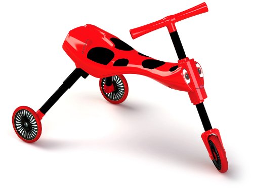 Scuttlebug 8540 - Correpasillos con 3 Ruedas y diseño de Insecto, Color Rojo y Negro