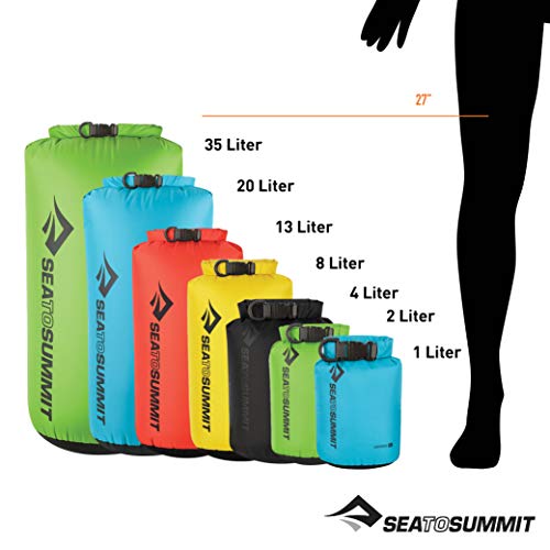 Sea to Summit Lightweight 70D Dry Sack-8 litros Saco Montañismo, Alpinismo y Trekking, Adultos Unisex, Yellow, 8 Liters