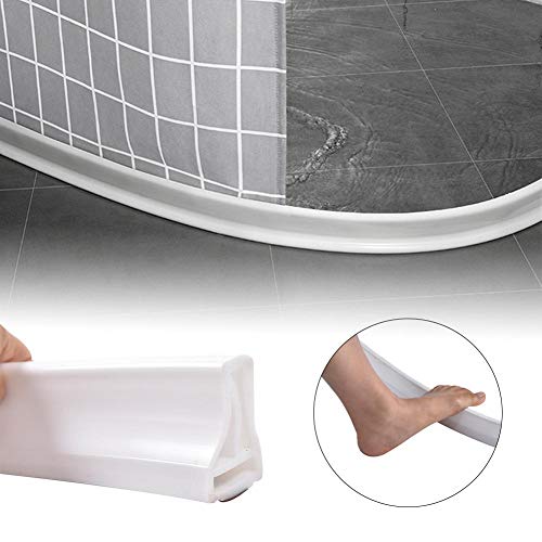 seawe Umbral De Ducha Plegable Presa De Agua Barrera De Ducha Y Sistema De Retención Y Mantiene El Agua Dentro del Umbral Maravillosamente Económico