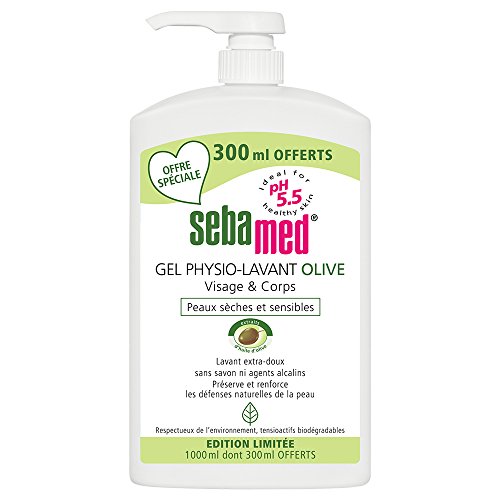 Sebamed Face & Body Wash Olive 1000ml with 300ml Free by Sebamed