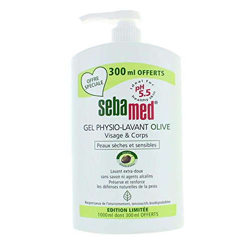 Sebamed Face & Body Wash Olive 1000ml with 300ml Free by Sebamed