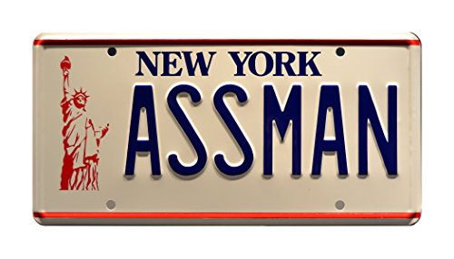 Seinfeld | ASSMAN | Metal Stamped License Plate
