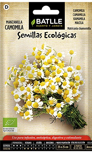Semillas Ecológicas Aromáticas - Manzanilla Camomila - ECO - Batlle