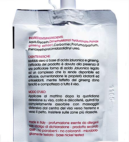Serum Facial Acido Hialuronico, 30 ml Made in Italy, Issho, Contorno de Ojos Antiarrugas, Mascarilla Crema Hidratante Mujer Hombre