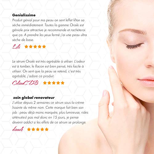 Serum Facial Hidratante Antienvejecimiento con Vitamina C Natural - Efecto Tensor Inmediato