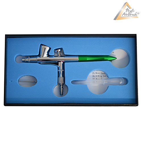 Set AERÓGRAFO COMPRESOR - AIRBRUSH COMPRESOR CARRY I - con 10 COLORES AEROGRAFO y KIT PLANTILLAS AERÓGRAFO para uñas, PISTOLA AERÓGRAFO UNIVERSAL Kit con boquilla/aguja de 0,3mm, ideal para nail art