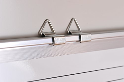 Set Calendario de Pizarra Blanca/Tablero de Corcho - Calendario de Pared Mensual de 60 x 45 cm + 1 Borrador Magnético, 4 Rotuladores Borrado en Seco, 4 Imanes y 10 Chinchetas