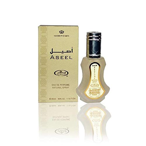 Set de 3 Almizcle Musk ASEEL Al Rehab 35ml Perfumes de Mujer Perfumes Hombre Attar Perfume Alcohol Desnaturalizado, NOTAS: Oud, Rosa, Picante, Especiado, Verde y Amaderado