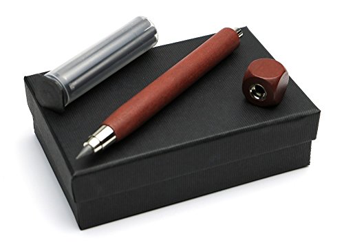 Set de regalo de Lápiz Workman largo + Sacapuntas + Recarga de minas Caoba