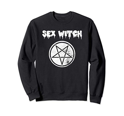 Sex Witch Halloween Funny Kinky Costume Party Humor Sudadera