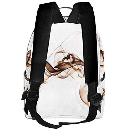 SGSKJ Mochila Tipo Casual Mochila Escolares Mochilas Escolar Estilo Impermeable para Viaje de Ordenador Portátil para Hombre Mujer Fragancia de Humo de Tabaco de Incienso
